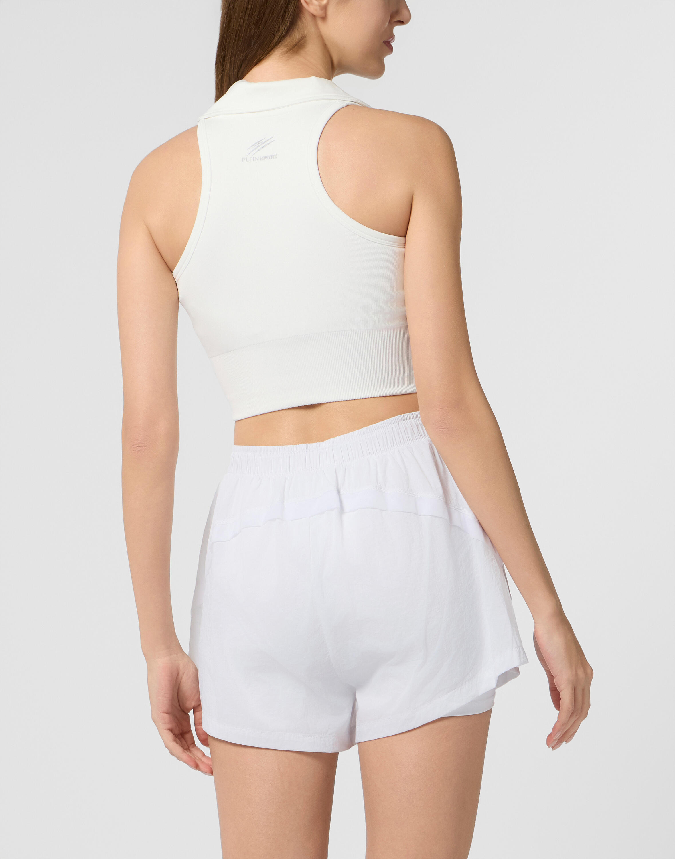 Polo Neck Cropped Top Ps 4/5