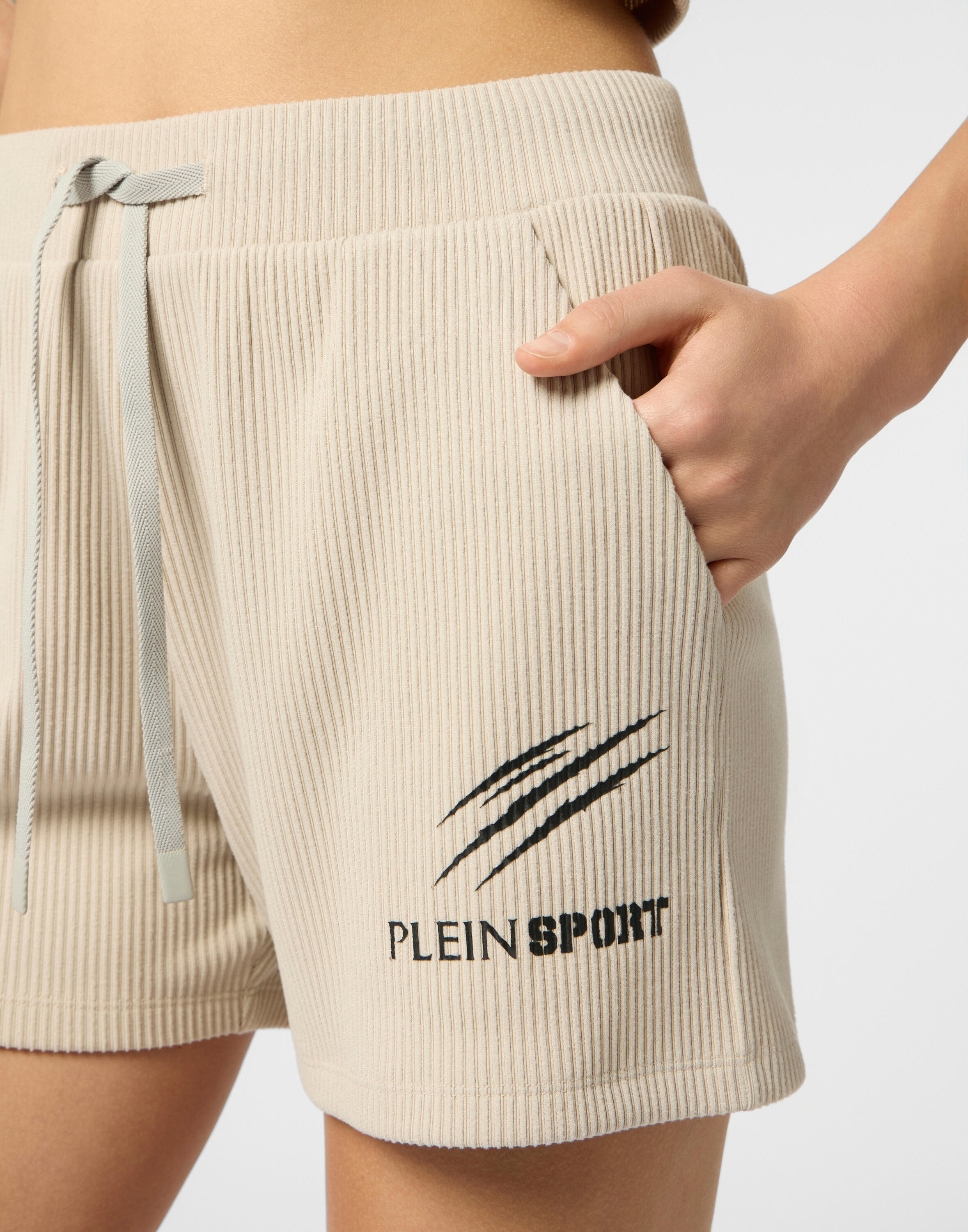 Ribbed Loose Fit Shorts Scratch 5/5