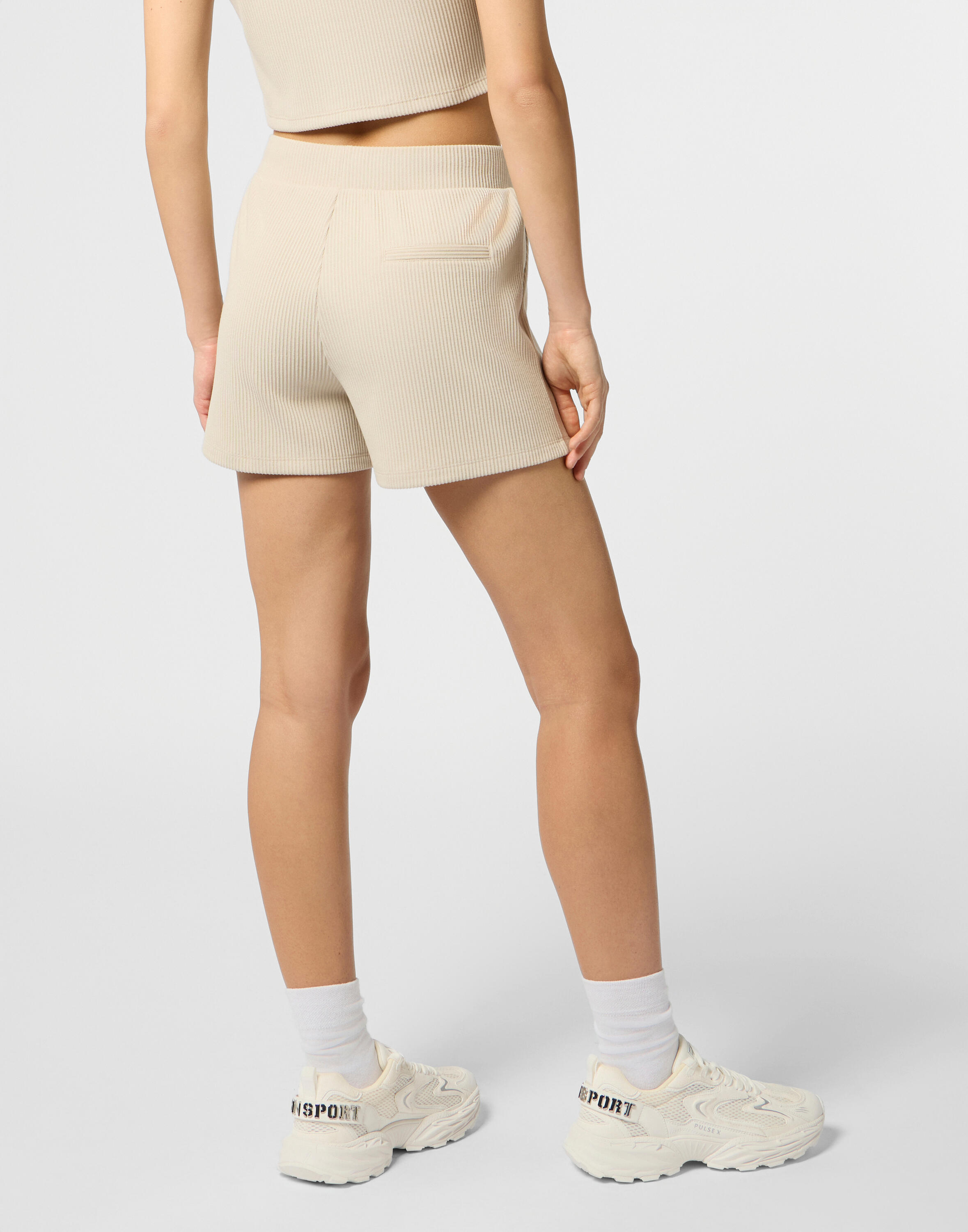 Ribbed Loose Fit Shorts Scratch 4/5