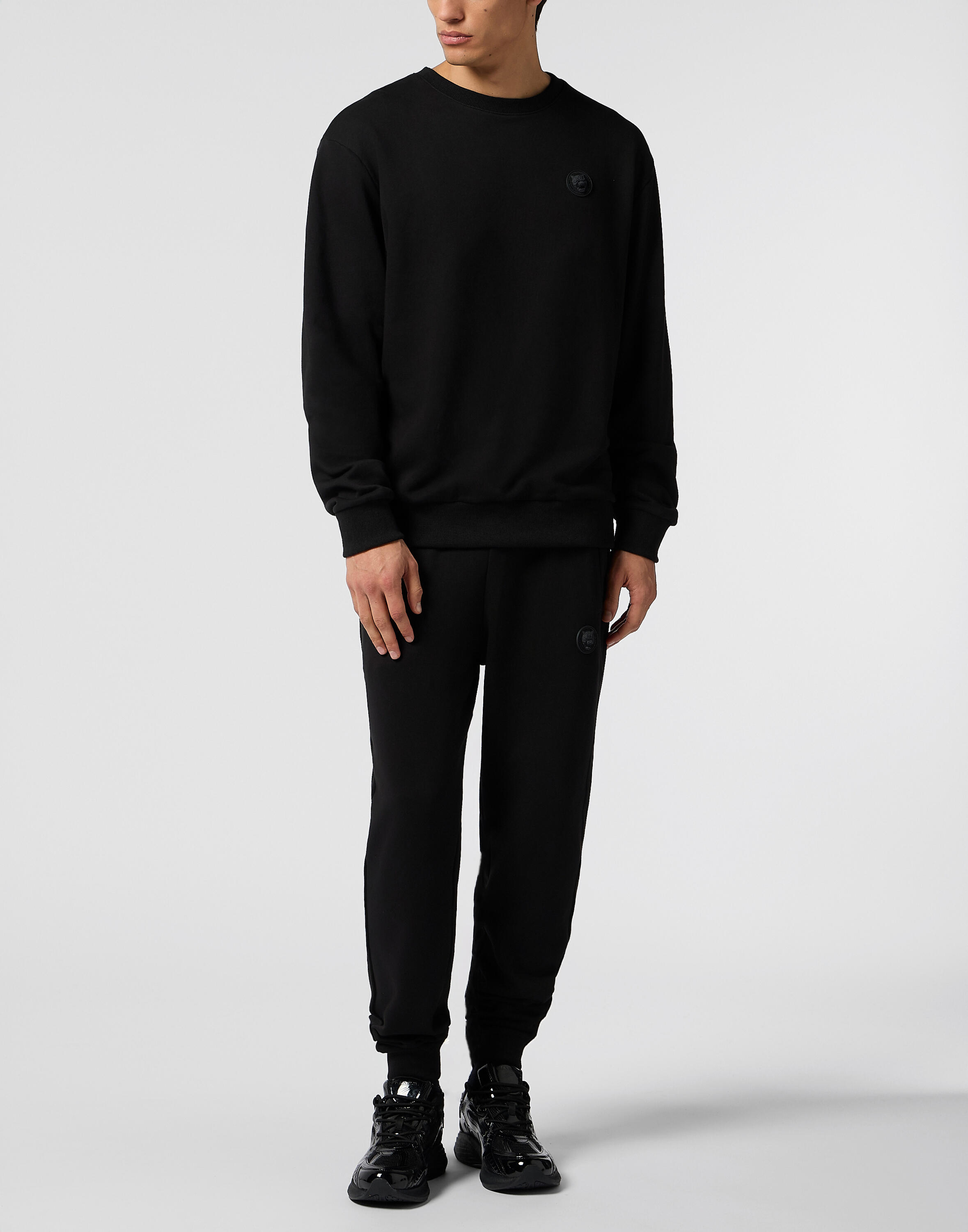 Fleece Round Neck Sweatshirt 3D Tiger 2/5
