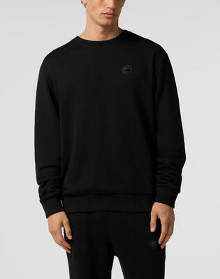 Fleece round neck sweatshirt 3d tiger