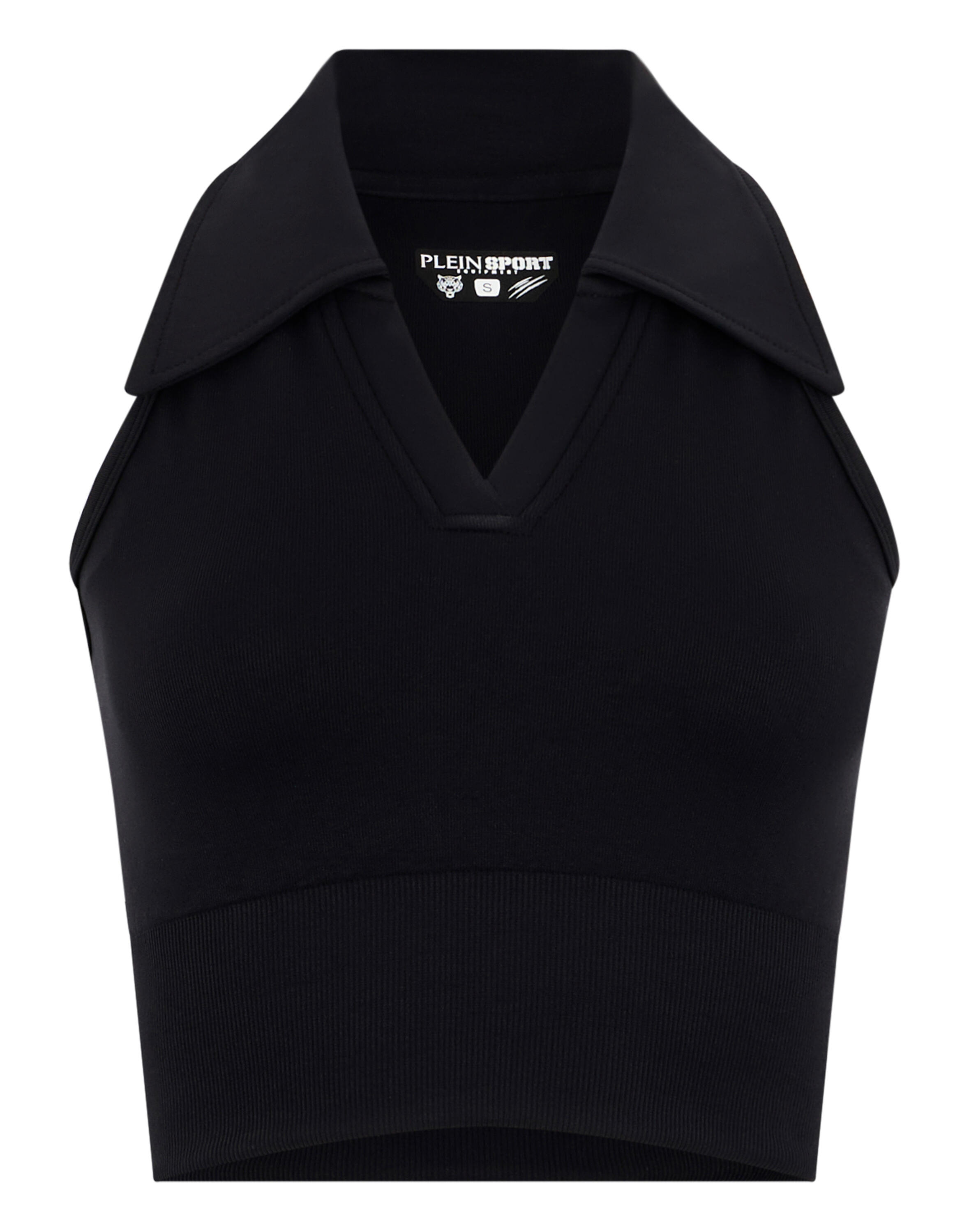 Polo Neck Cropped Top Ps 3/5