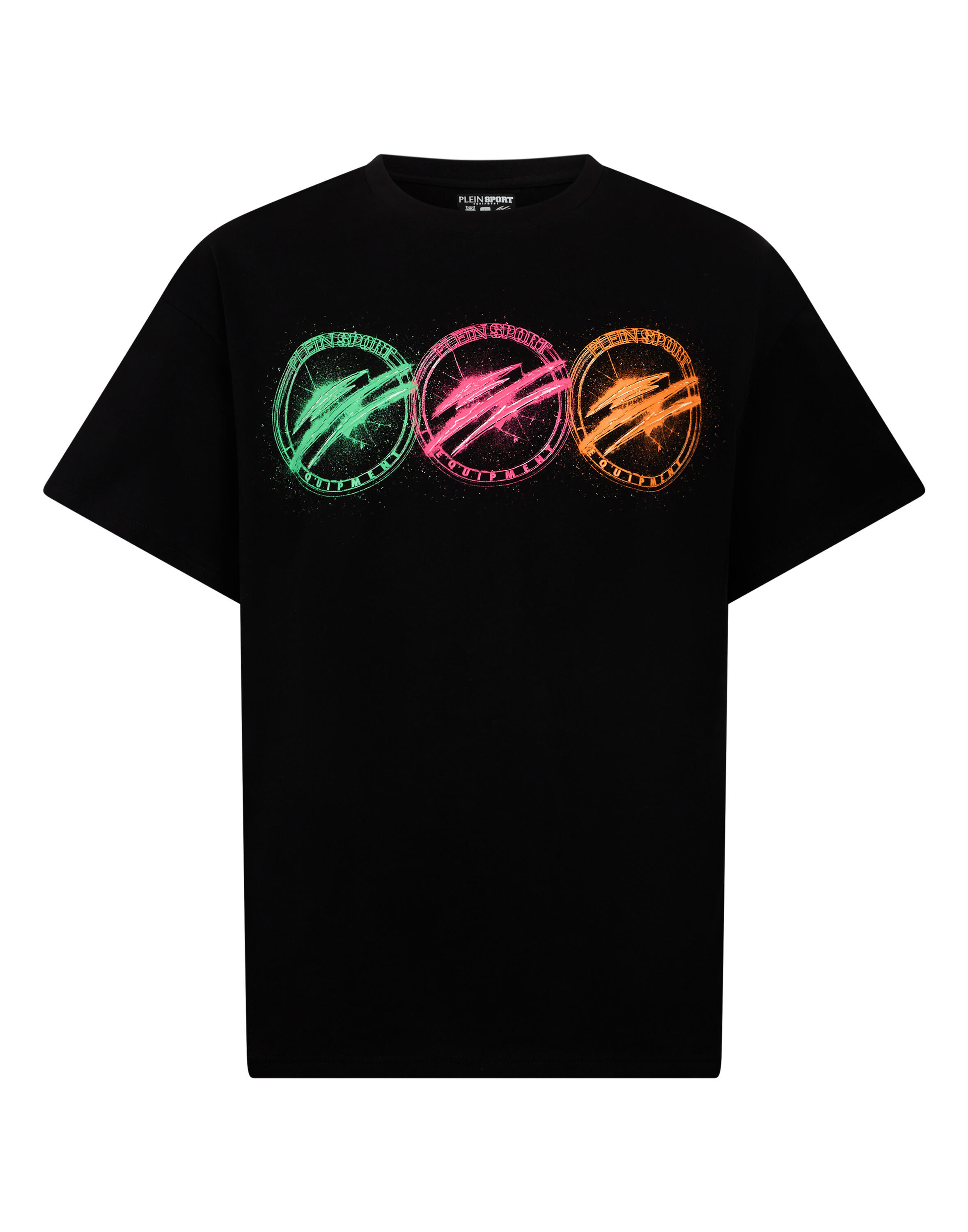 Round Neck T-Shirt Multicolor Scratch 3/5