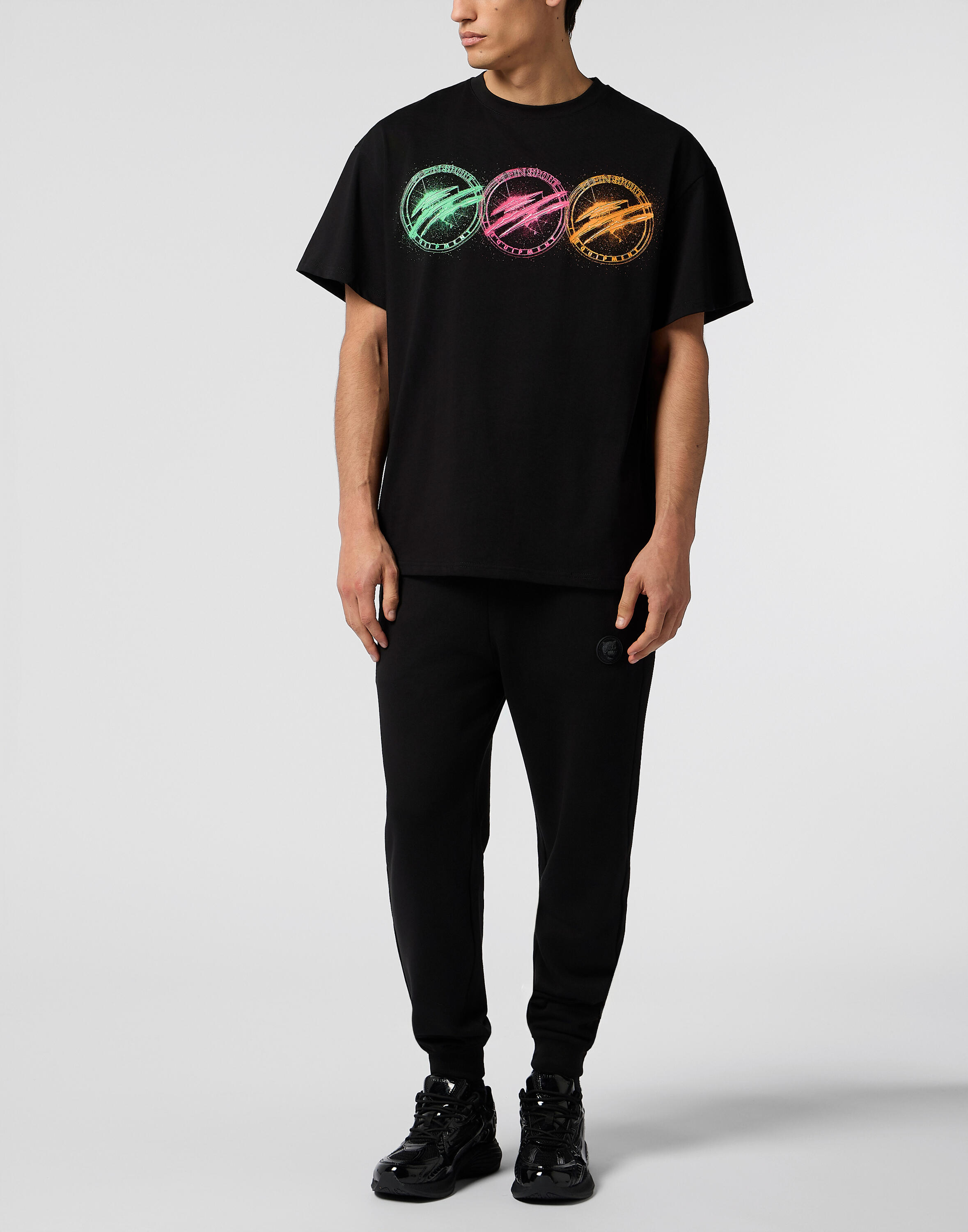 Round Neck T-Shirt Multicolor Scratch 2/5