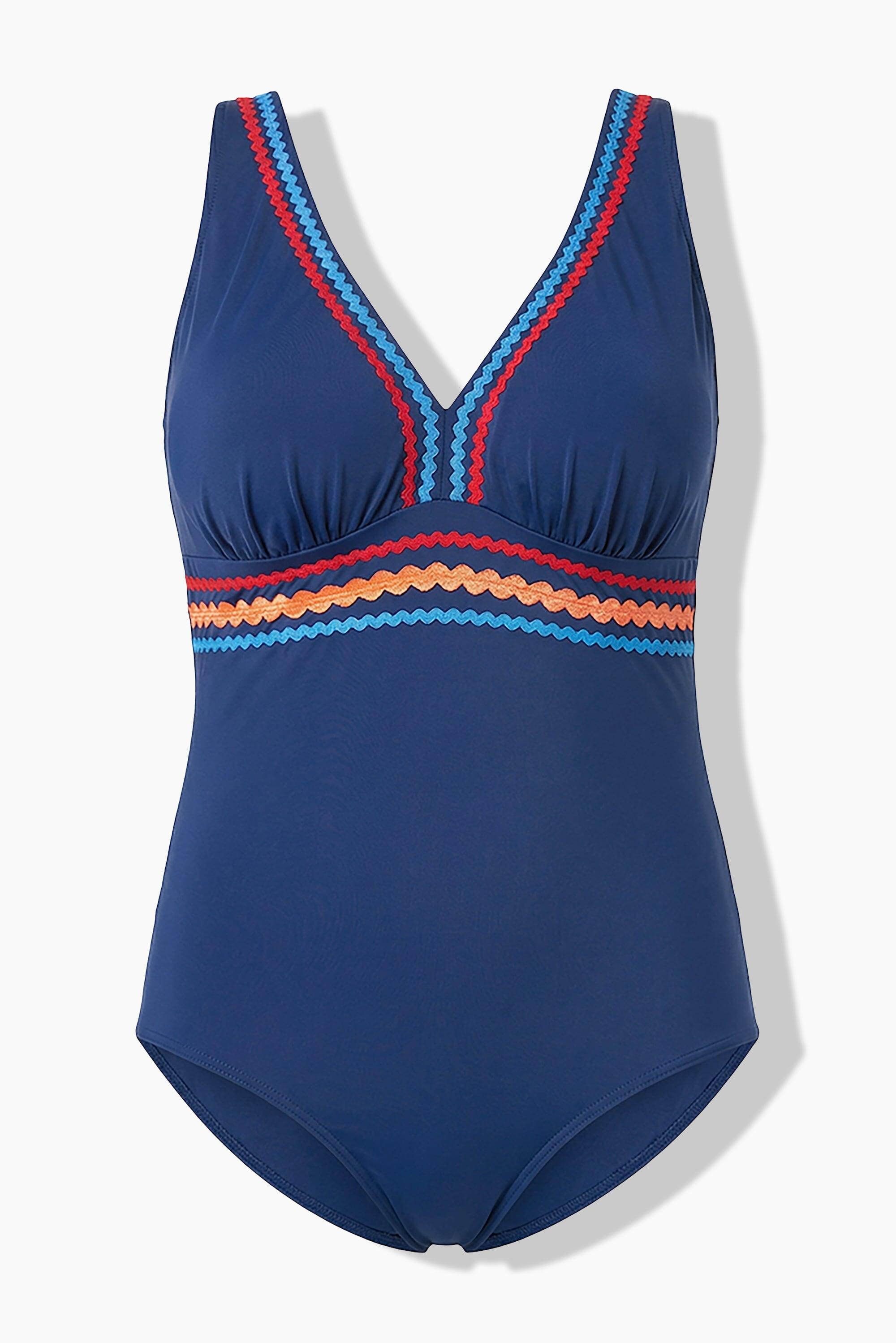 Femme Maillot de bain avec bonnets souples et bordures fantaisie 7/7