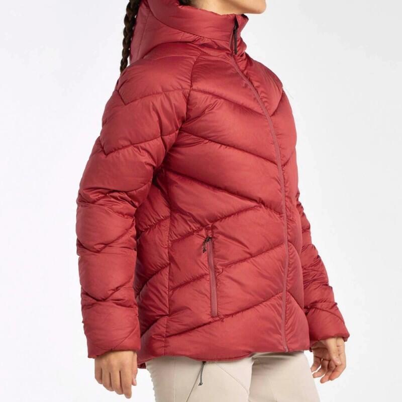 Anorak +8000 Sansa 009 413234 granate mujer acolchado 4/4
