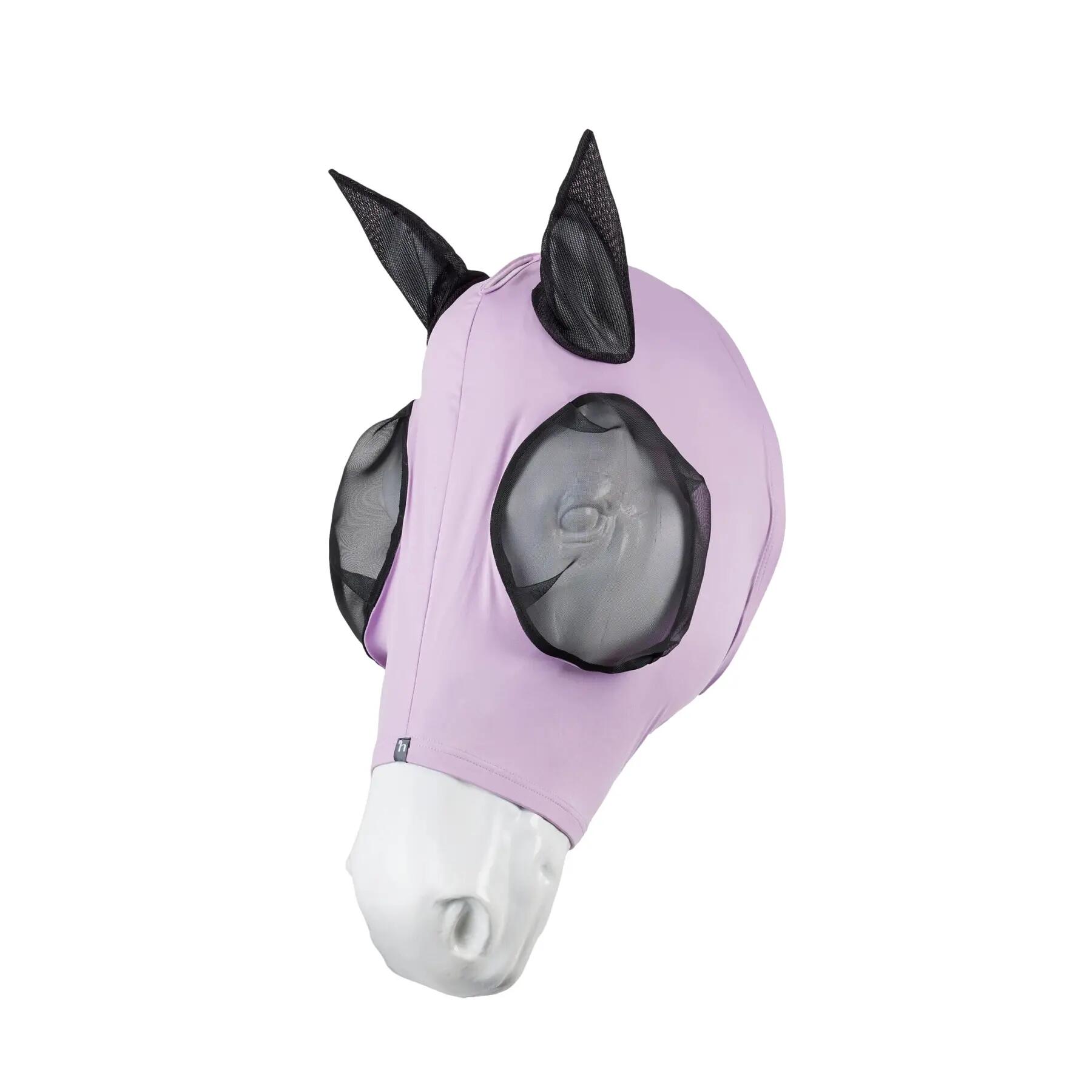 Maschera antimosche con coprimuso agganciabile alla cavezza: full