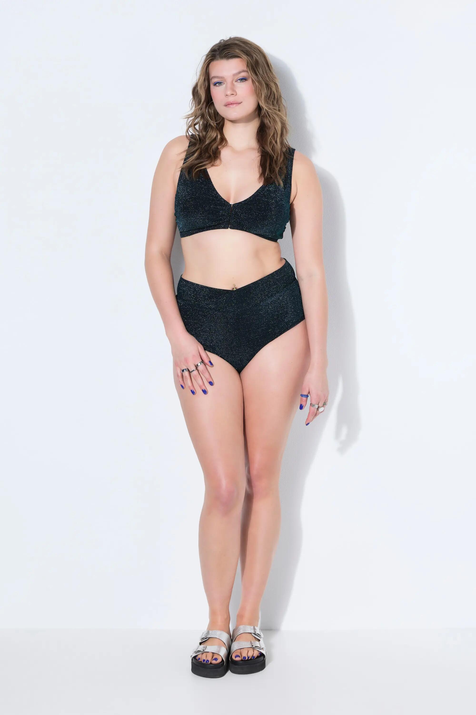 Femme Bas de bikini drapé effet pailleté 3/5