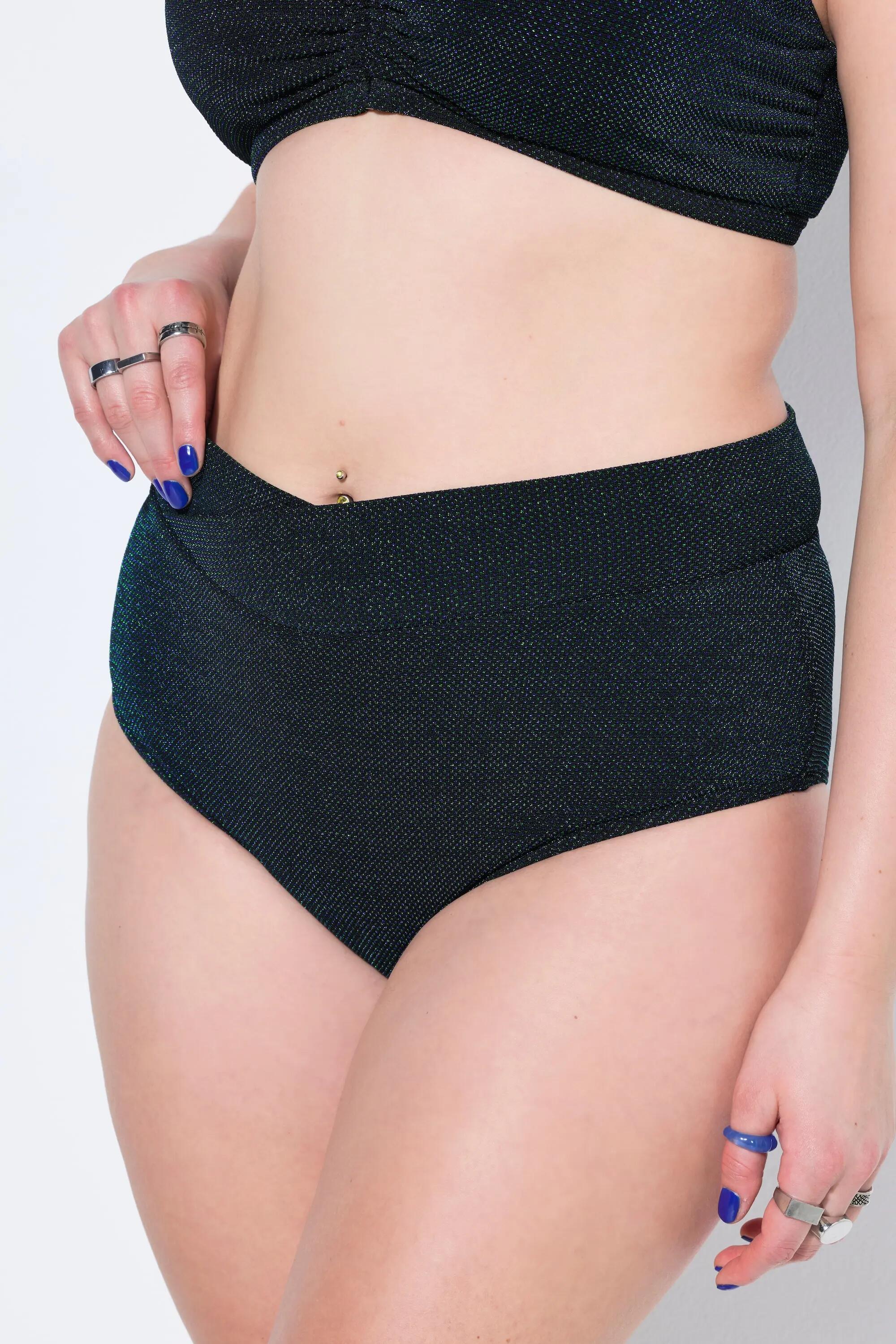 Femme Bas de bikini drapé effet pailleté 4/5