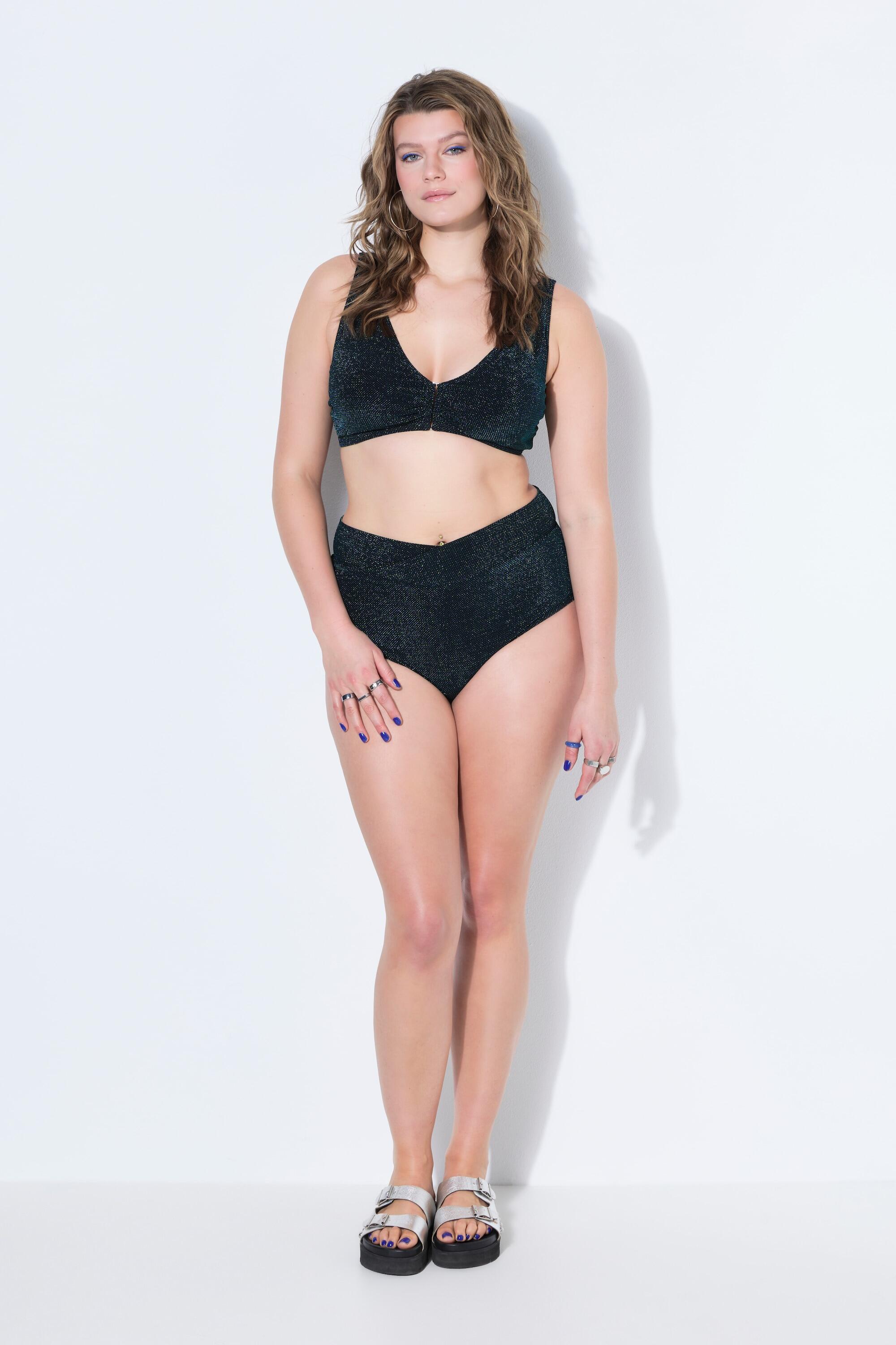 Femme Bas de bikini drapé effet pailleté 3/5