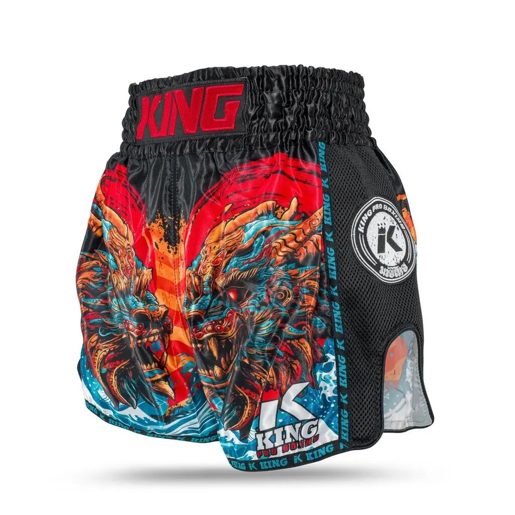 Pantaloni da boxe tailandese King Pro Boxing Dragon 3/5