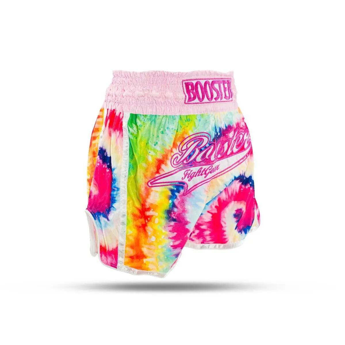 Pantaloncini da Thai Boxe da donna Booster Fight Gear TBT Swirl 3 3/6