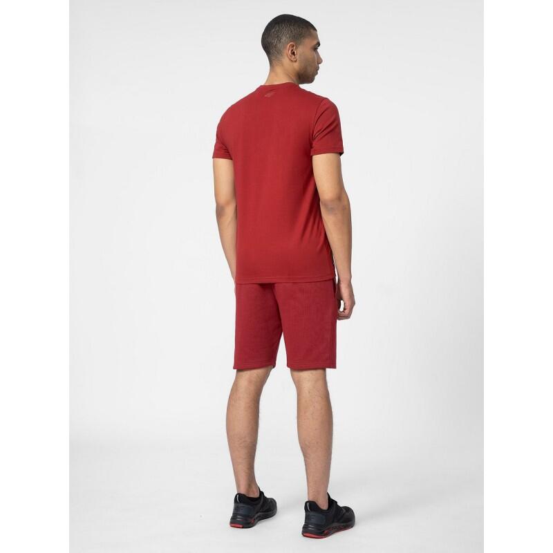 Pantalón corto 4F Shorts CAS M057 rojo hombre trekking 4/4