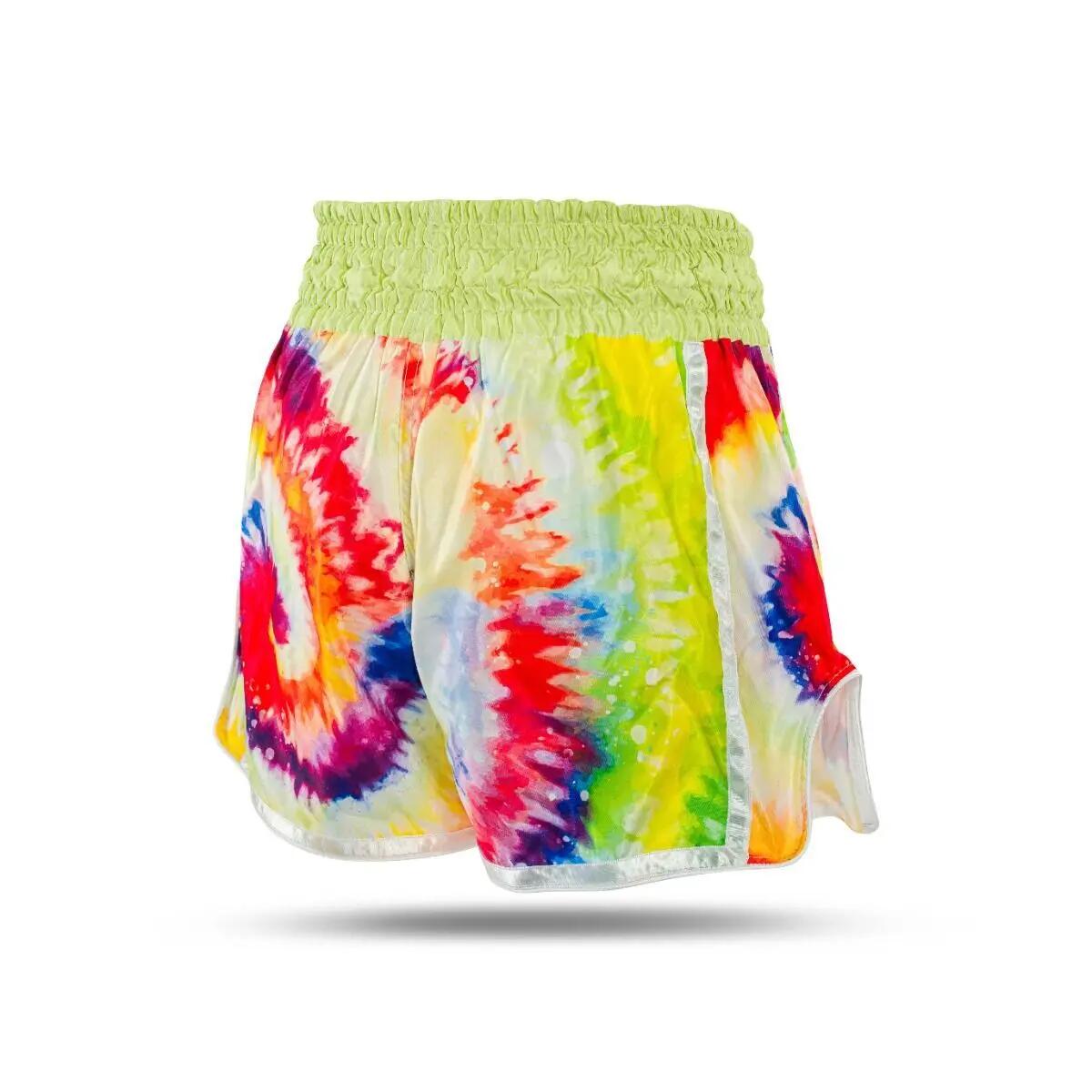 Pantaloncini da Thai Boxe da donna Booster Fight Gear TBT Swirl 2 5/6