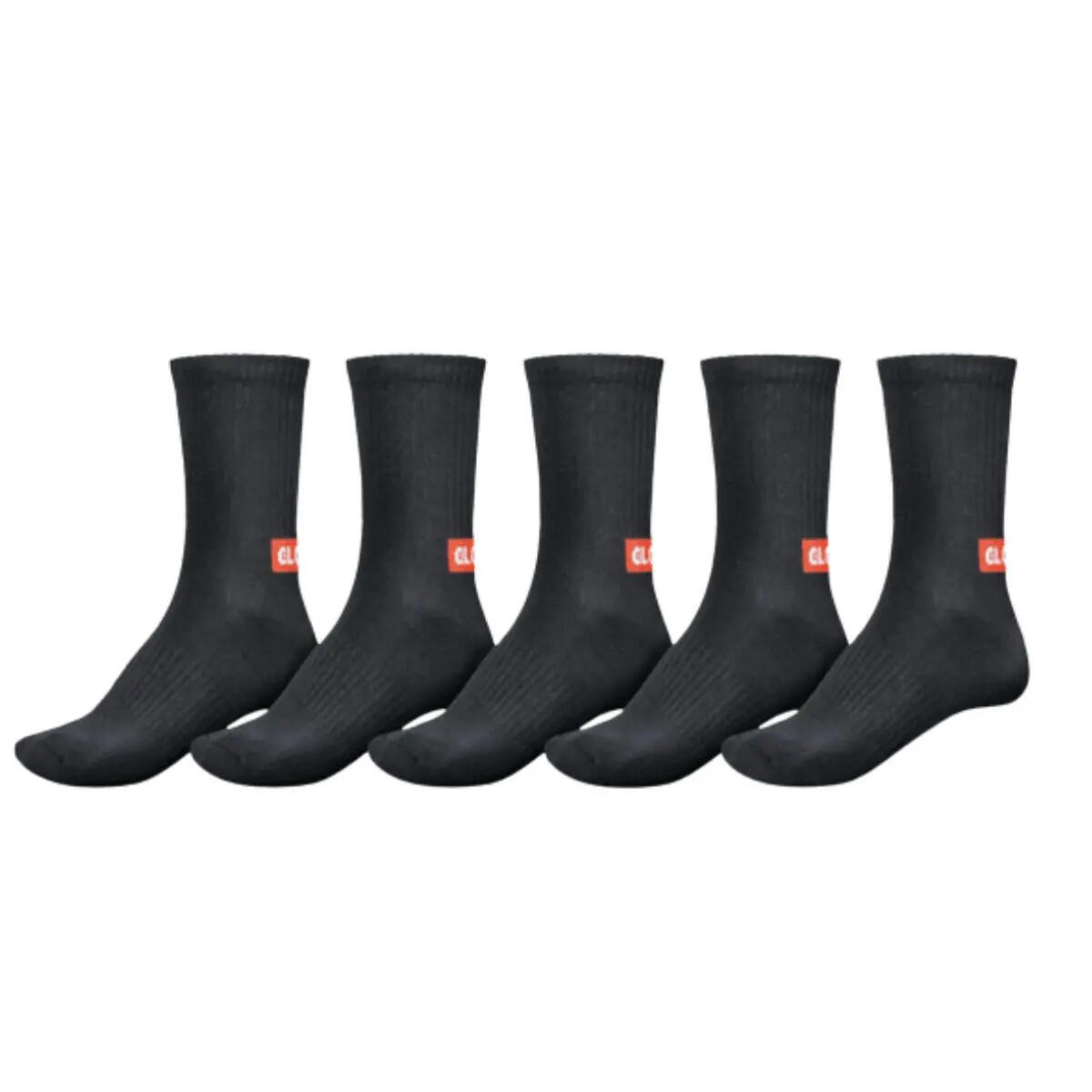 GLOBE Chaussettes Minibar Crew Noir [x5] 1/1