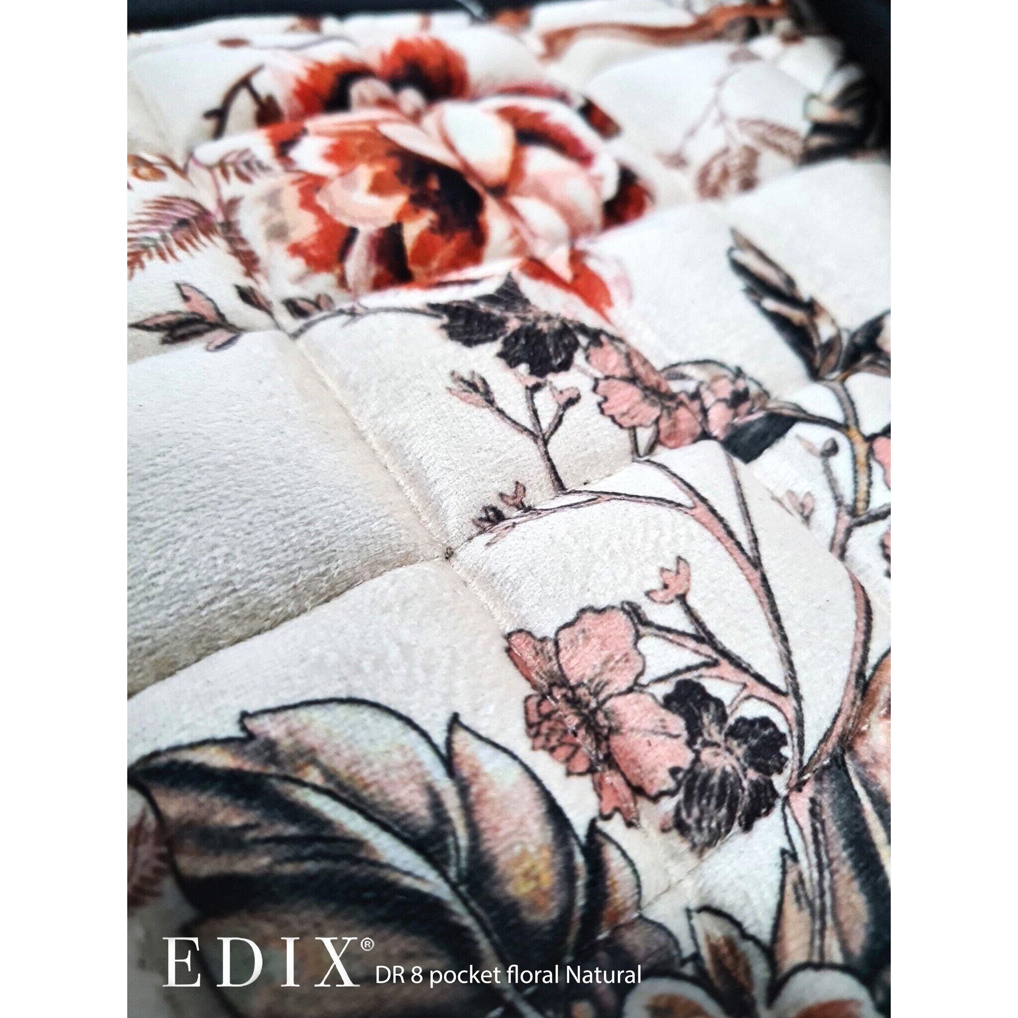 Manta de doma con 8 bolsillos de flores para caballos Edix Saddles 2/3