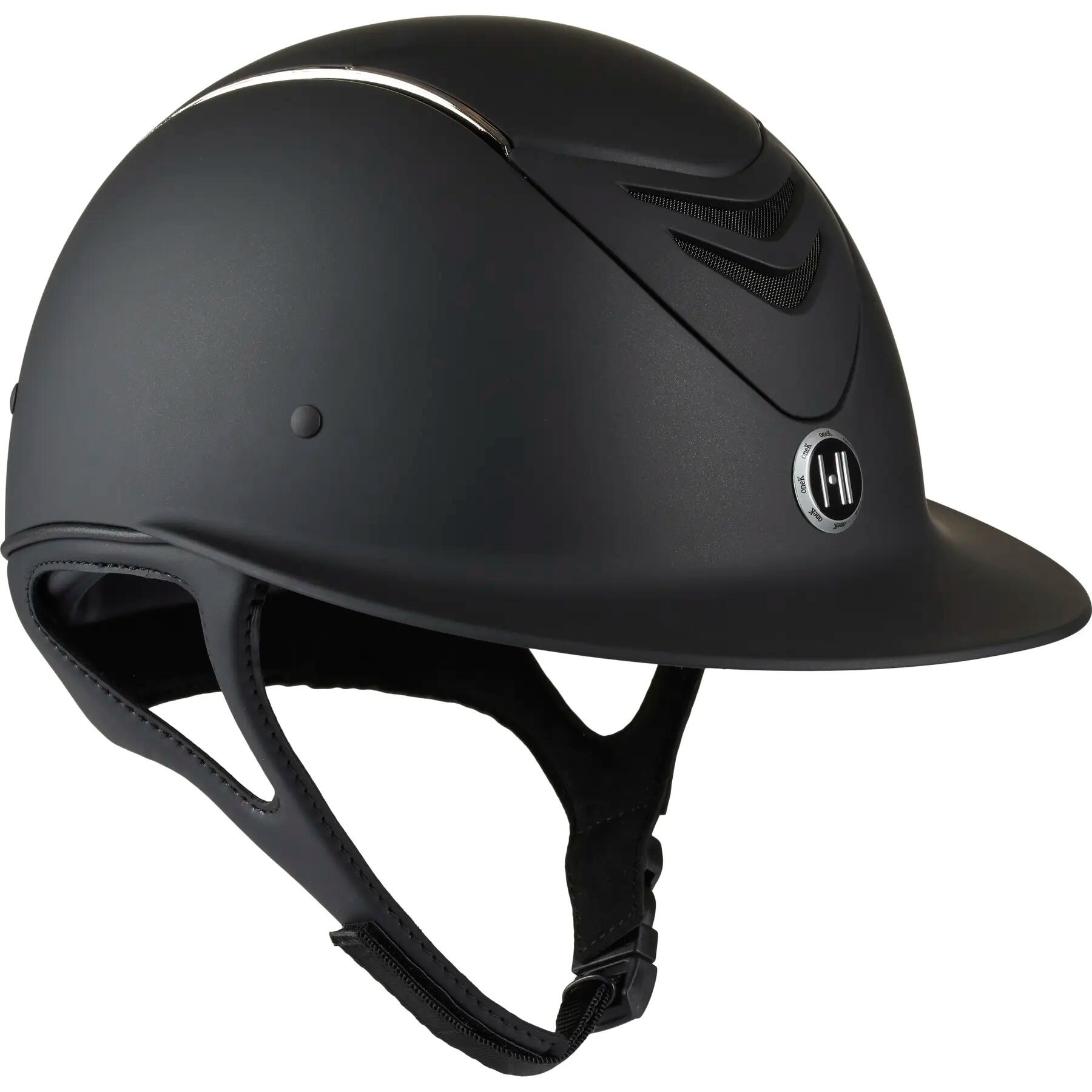 Casco de equitación OneK Advanced Matt Chrome 2/2