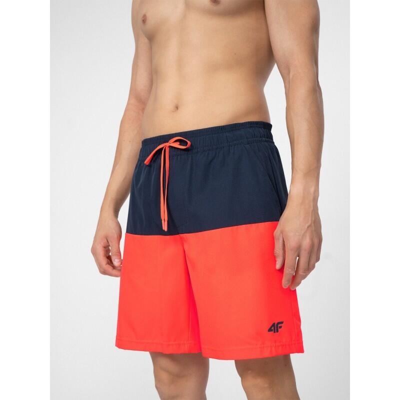Bañador 4F Board Shorts M025 4FSS23UBDSM025-62N Negro-Rojo Hombre Playa 2/3