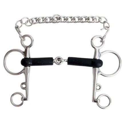 Pelham pour cheval en caoutchouc T de T