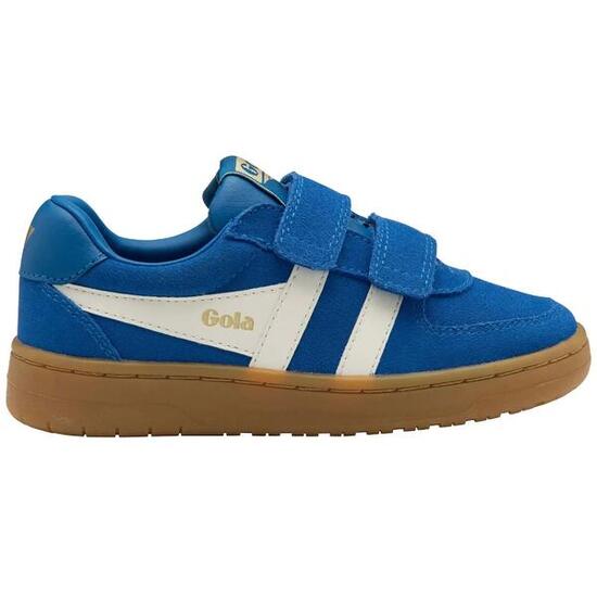 Kinder Veloursleder Sneakers mit Riemen Gola Classics Hawk