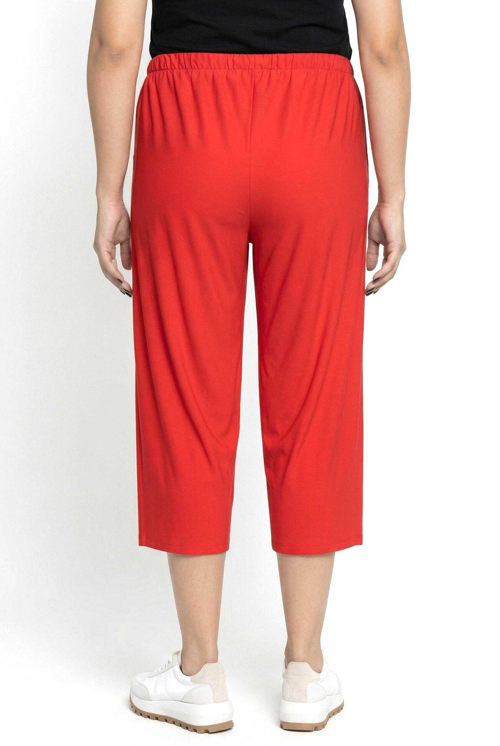 Femme Pantalon de jogging 7/8 jambe droite et taille élastique 2/7