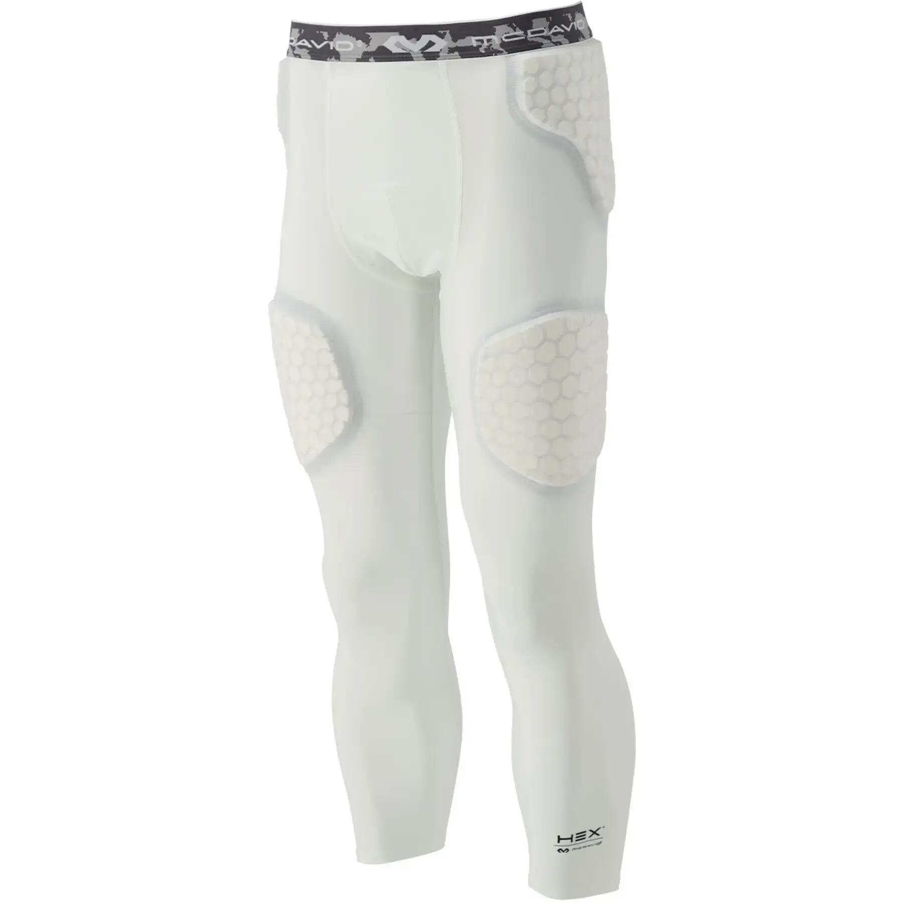 Legging de protection McDavid Hexpad Thudd 5 Pads 3/4 Blanc 4/7