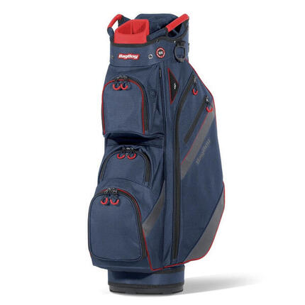 Sac chariot BagBoy DG Lite III bleu marine/rouge