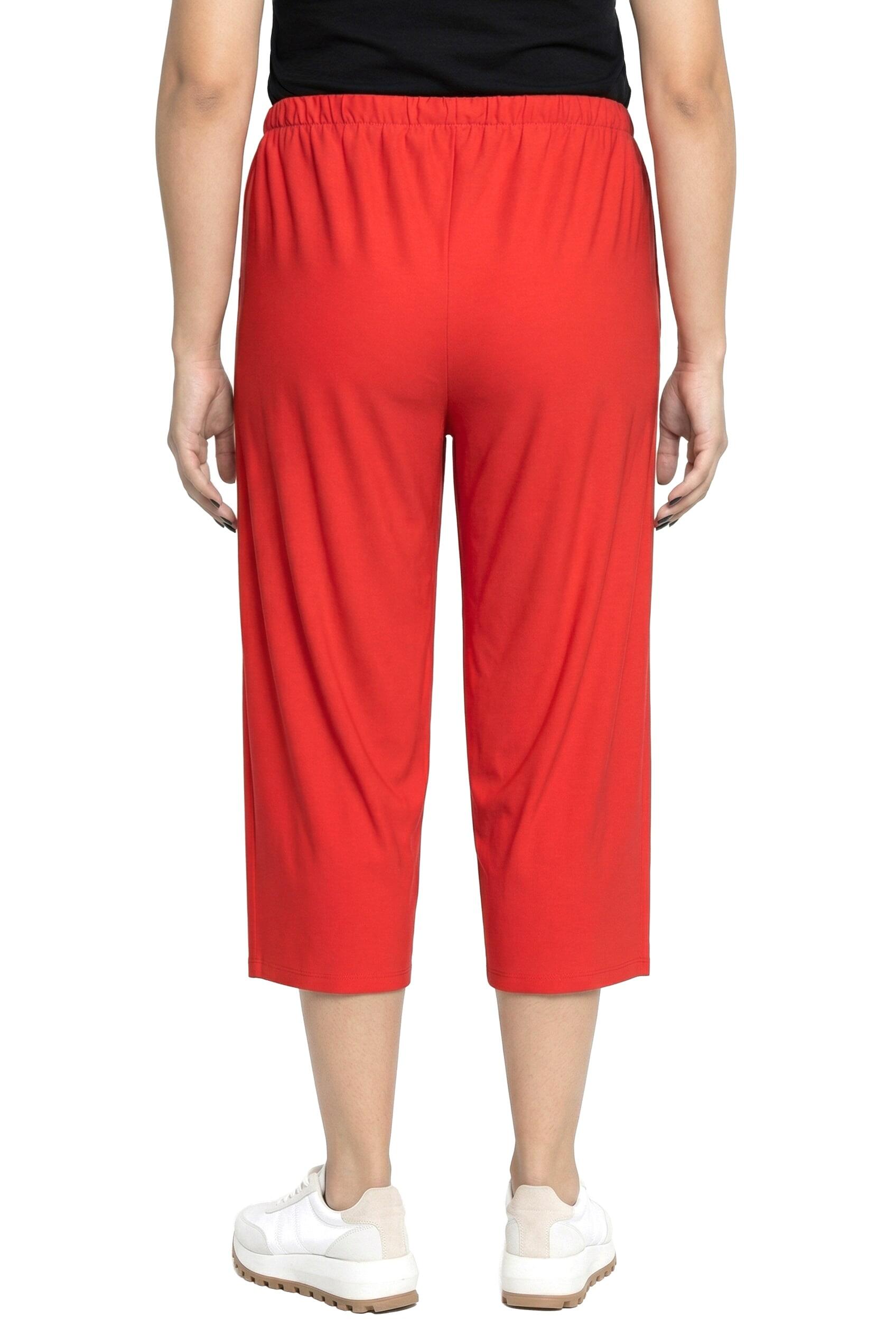 Femme Pantalon de jogging 7/8 jambe droite et taille élastique 7/7