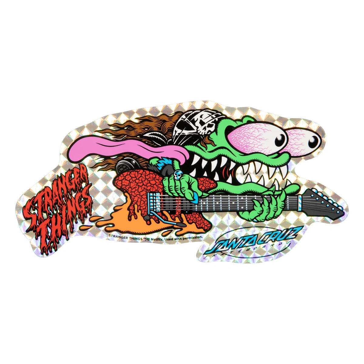 Santa Cruz - Stranger Things Meek Slasher Eddie Reveal 10.1in x 31.13in 5/5