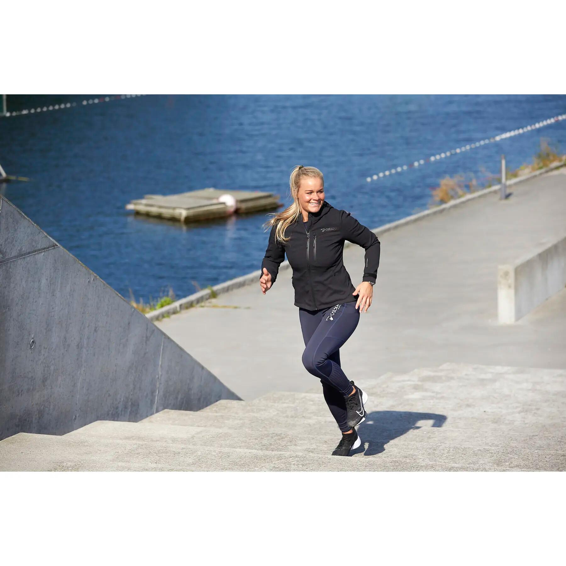 Chaqueta equitación para mujer Catago Hybrid 2/2