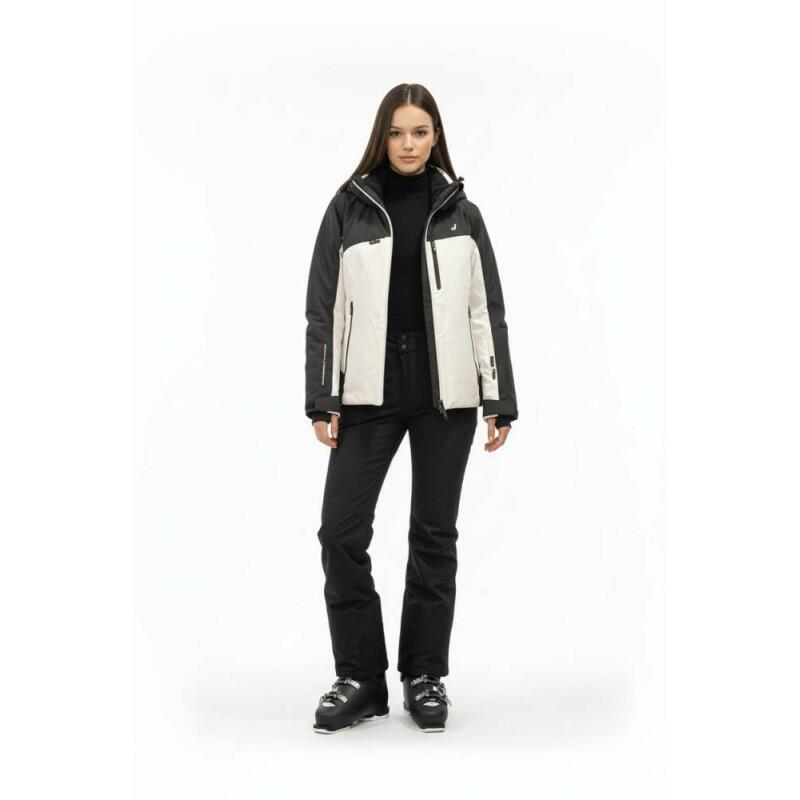 Joluvi Sestriere 237789-01 anorak mujer bicolor blanco y negro 4/5