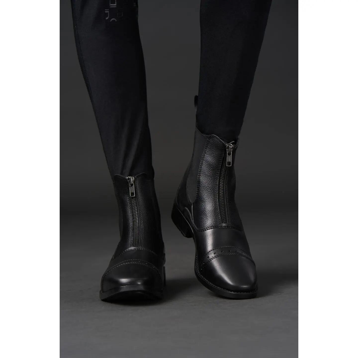 Dziecięce buty jeździeckie ze skóry wegańskiej Equipage Farrow 2/3