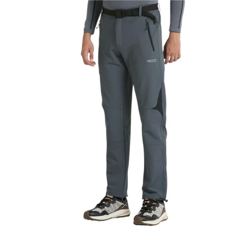 Pantalón +8000 Taravillo 23I gris para hombre trekking 2/2