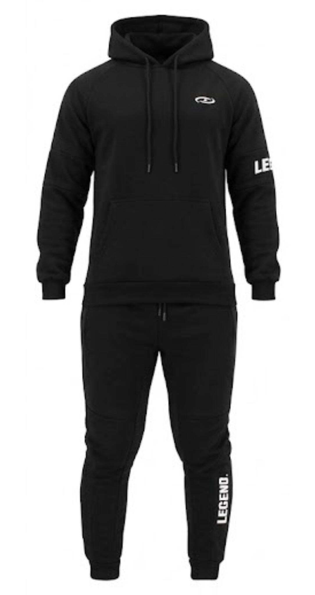 Joggingpak Heren/Dames Zwart Legend Fitness en Hardlopen 5/5