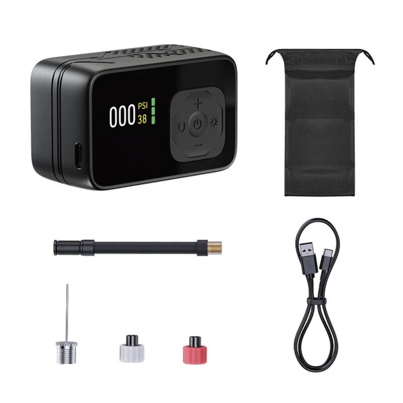 pompa electrica bicicleta compacta 120 PSI digital USB-C