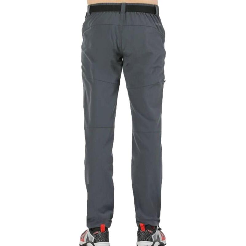 Pantalón +8000 Jaureg Gris Hombre Trekking 3/3