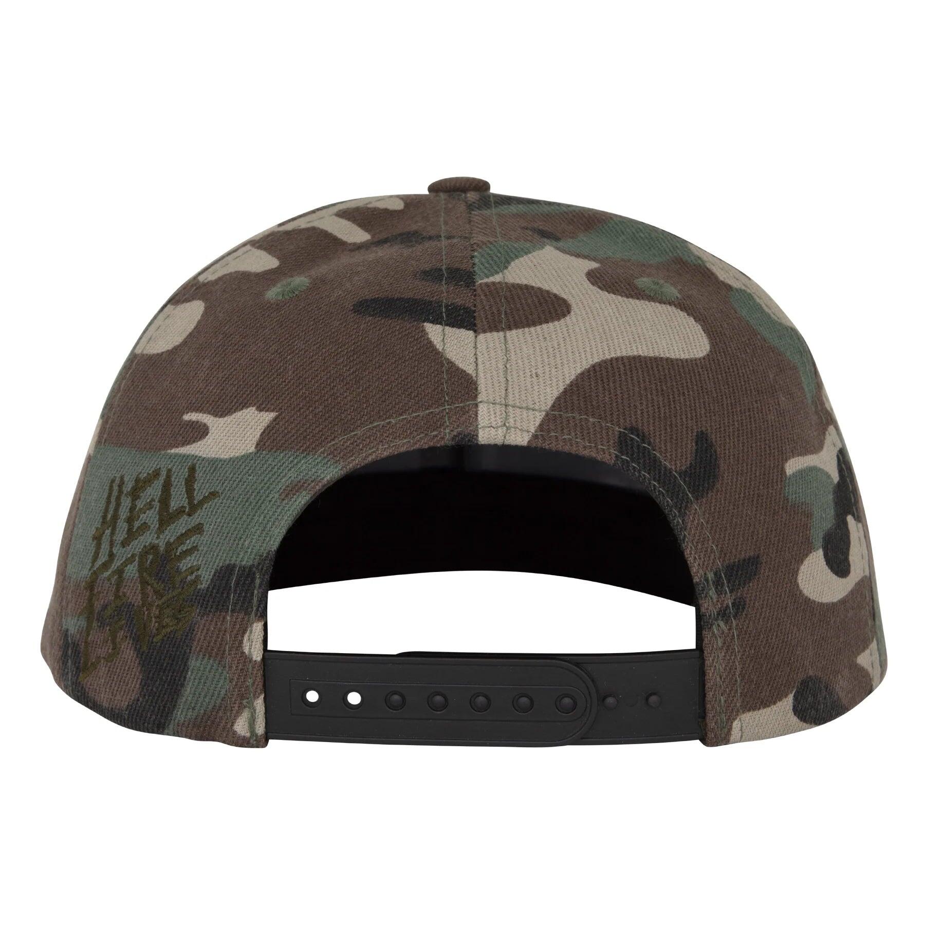 Santa Cruz - Stranger Things Hellfire Club Snapback Hat - Camo 4/4