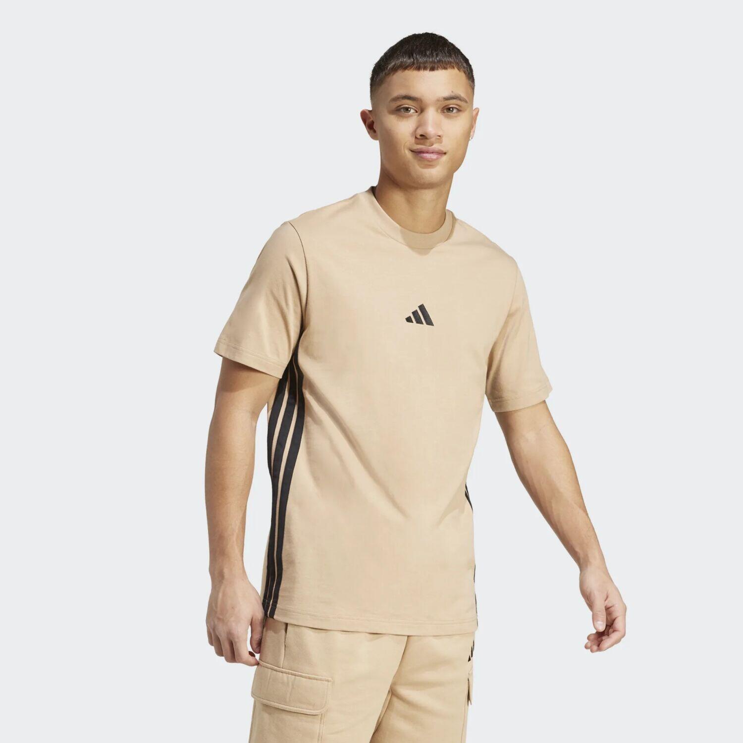 T-shirt adidas marrone uomo 4/4