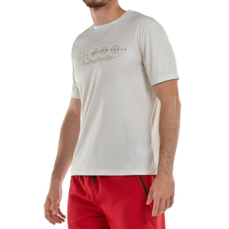 Camiseta +8000 Talib 409141-020 blanca hombre manga corta 2/4