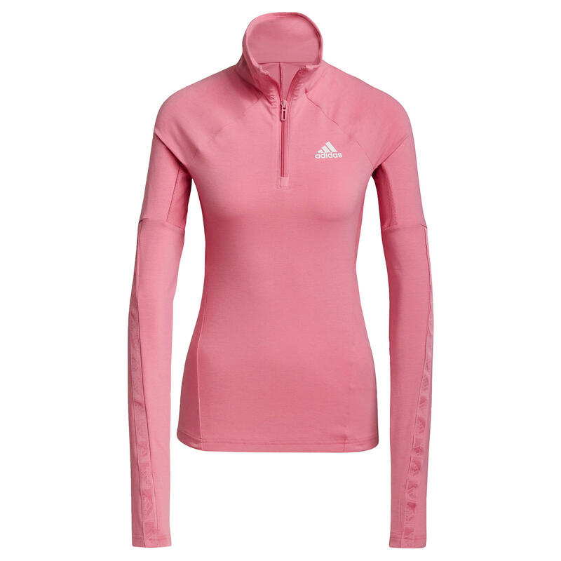 Camiseta manga larga AEROREADY Designed 2 Move Cotton Touch 1/2-Zip