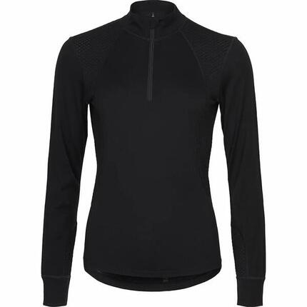 Damska koszulka z długim rękawem 1/2 zip Catago Madeleine Merino