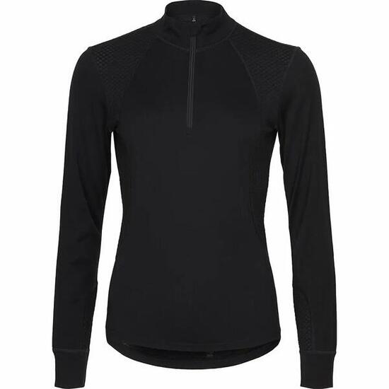 Damska koszulka z długim rękawem 1/2 zip Catago Madeleine Merino