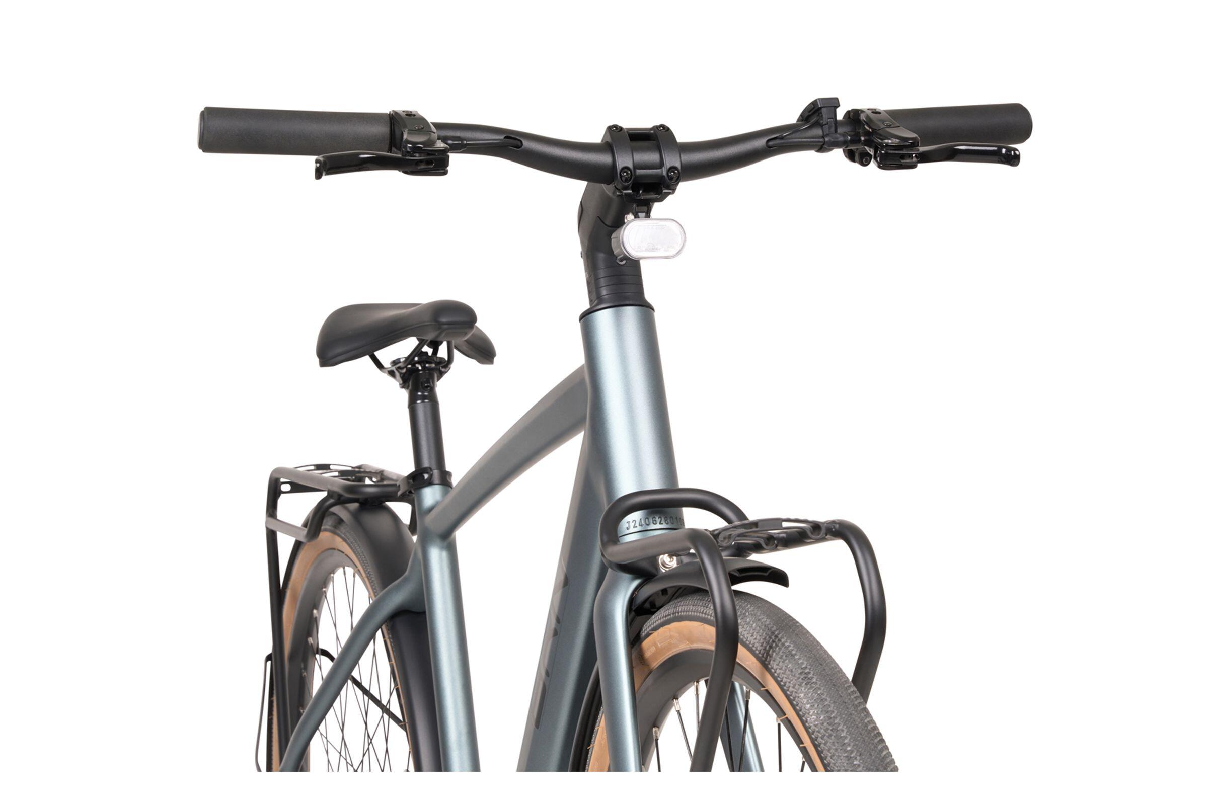 Elektro-Stadtfahrrad BRN E-CITY 28" mann - kostenlose fahrradtaschen 2/6