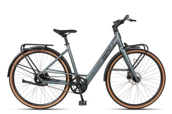 Bicicletta elettrica da città BRN E-CITY 28" donna - borse in omaggio