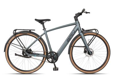 Elektrische stadsfiets brn e-city 28" man - gratis fietstassen