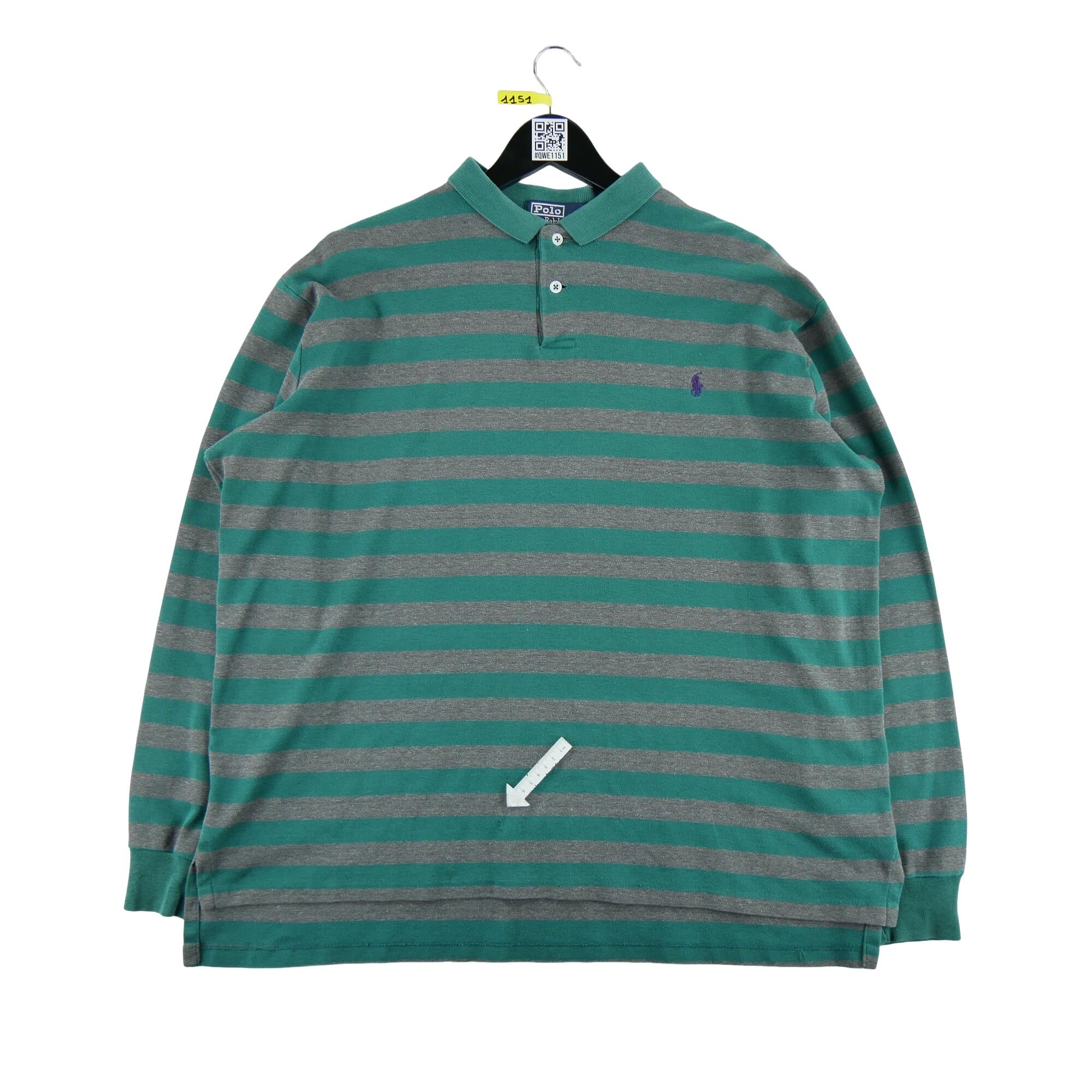 Seconde vie - Polo manches longues Homme  Vintage - Bon état 4/7