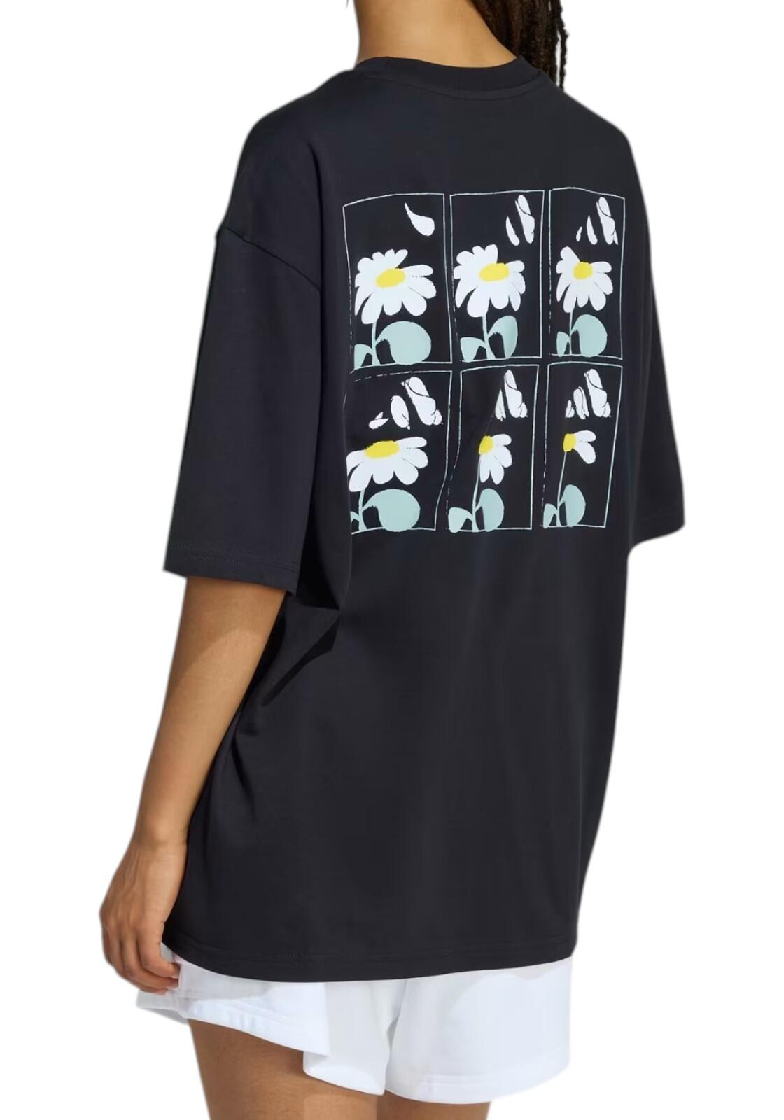 Camiseta oversize de mujer adidas Soft Side 3/6