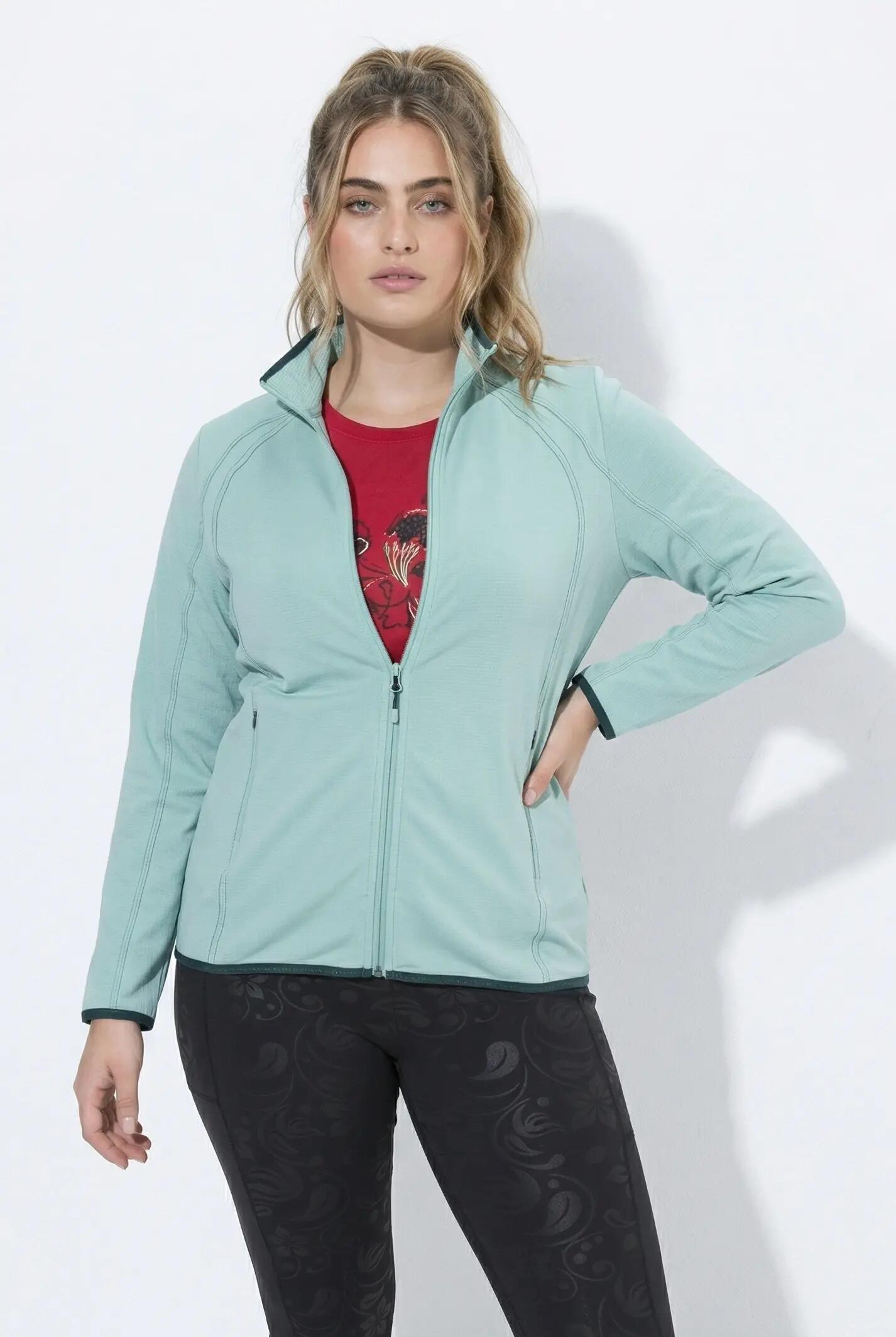 Femme Veste en molleton technique col montant et manches longues 13/13