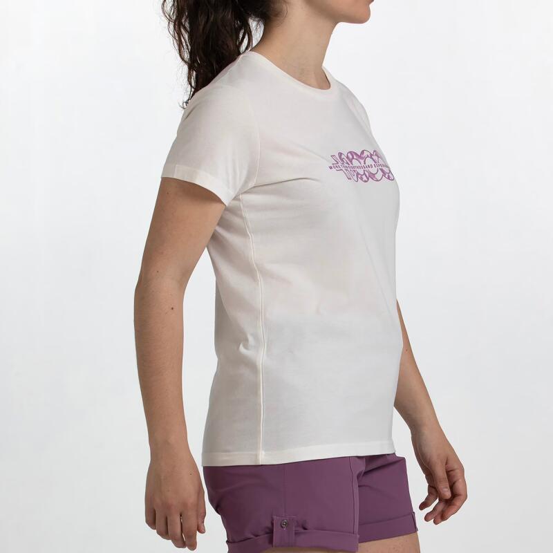 Camiseta +8000 Liv 020 82390-020 Mujer Blanca Entallada 2/4