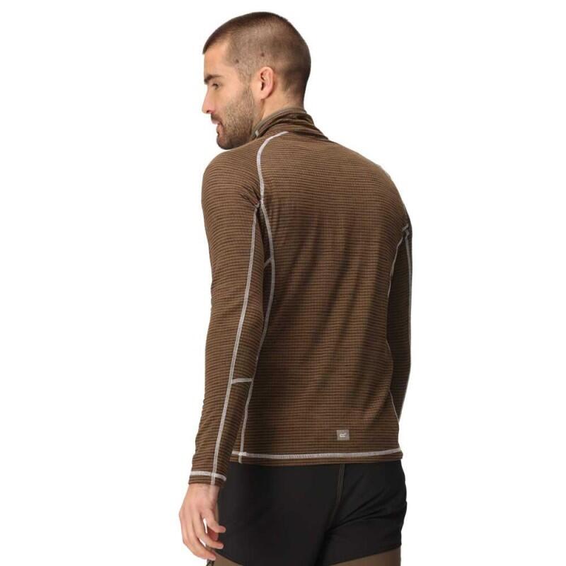 Sudadera forro polar Regatta Yonder RMT172 marrón - hombre trekking 3/5